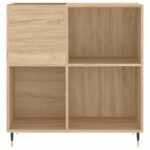 Armoire à disques chêne sonoma 84,5x38x89 cm bois d'ingénierie – Image 2