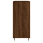 Armoire à disques chêne marron 84,5x38x89 cm bois d'ingénierie – Image 3