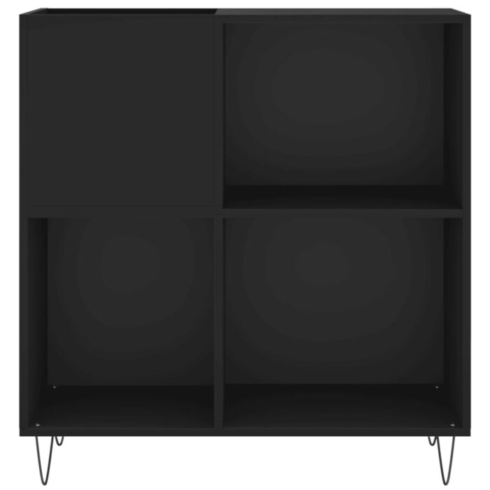 VXL8720845877842_g_en_hd_2.jpg Armoire à disques noir 84,5x38x89 cm bois d'ingénierie – Image 2