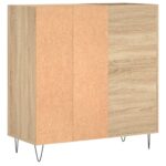 Armoire à disques chêne sonoma 84,5x38x89 cm bois d'ingénierie – Image 4