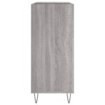 Armoire à disques sonoma gris 84,5x38x89 cm bois d'ingénierie – Image 3