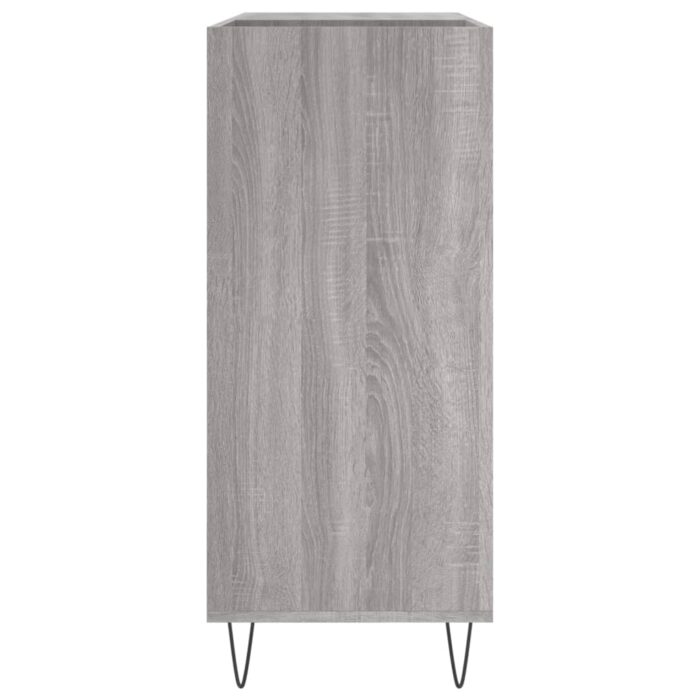 Armoire à disques sonoma gris 84,5x38x89 cm bois d'ingénierie – Image 3