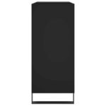 Armoire à disques noir 84,5x38x89 cm bois d'ingénierie – Image 3