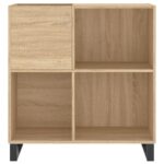 Armoire à disques chêne sonoma 84,5x38x89 cm bois d'ingénierie – Image 2