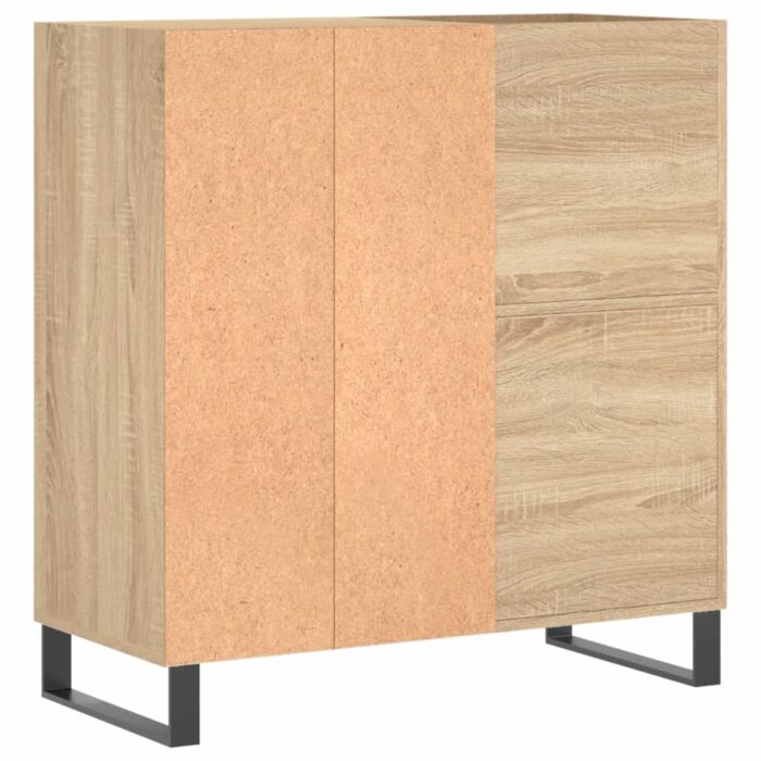 Armoire à disques chêne sonoma 84,5x38x89 cm bois d'ingénierie – Image 4