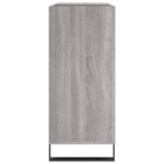 Armoire à disques sonoma gris 84,5x38x89 cm bois d'ingénierie – Image 3
