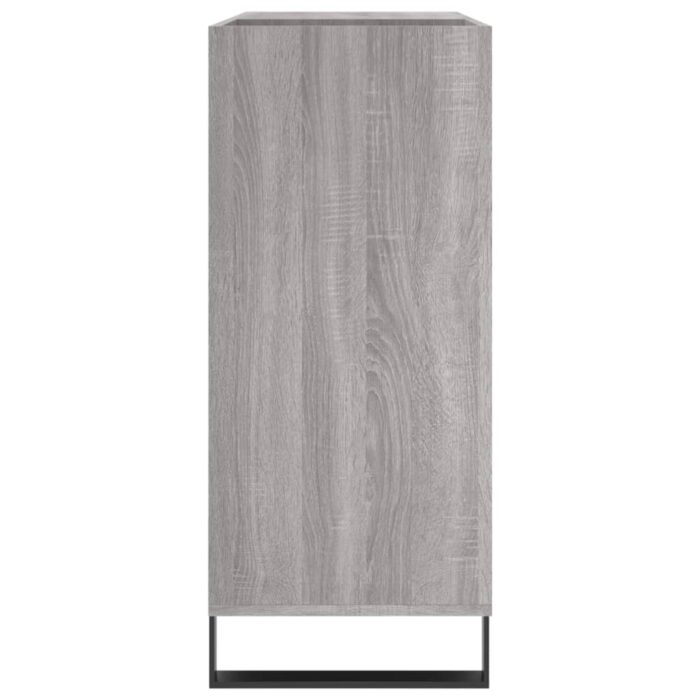 Armoire à disques sonoma gris 84,5x38x89 cm bois d'ingénierie – Image 3
