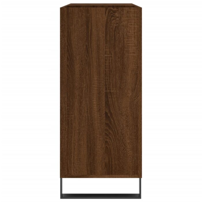 Armoire à disques chêne marron 84,5x38x89 cm bois d'ingénierie – Image 3