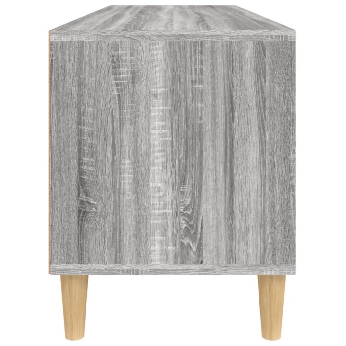 Meuble TV sonoma gris 100x34,5x44,5 cm bois d'ingénierie – Image 5