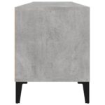 Meuble TV gris béton 100x34,5x44,5 cm bois d'ingénierie – Image 5