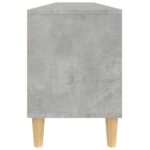 Meuble TV gris béton 150x30x44,5 cm bois d'ingénierie – Image 6
