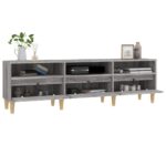 Meuble TV Sonoma gris 150x30x44,5 cm bois d'ingénierie – Image 3