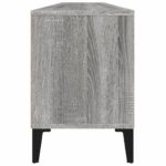 Meuble TV sonoma gris 150x30x44,5 cm bois d'ingénierie – Image 6
