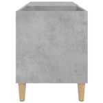 Armoire à disques gris béton 84,5x38x48 cm bois d'ingénierie – Image 4