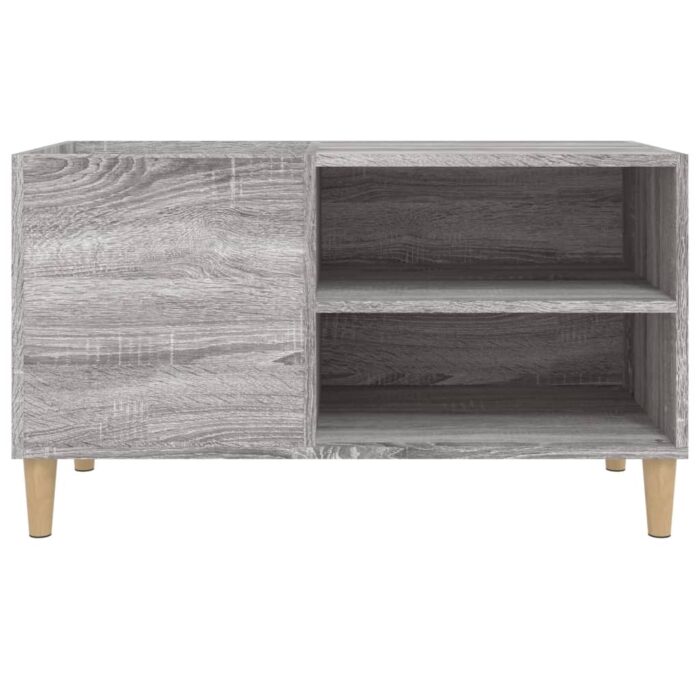 Armoire à disques sonoma gris 84,5x38x48 cm bois d'ingénierie – Image 3