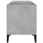 Armoire à disques gris béton 84,5x38x48 cm bois d'ingénierie – Image 4