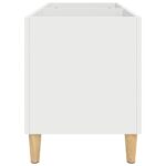 Armoire à disques blanc 74,5x38x48 cm bois d'ingénierie – Image 4