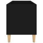 Armoire à disques noir 74,5x38x48 cm bois d'ingénierie – Image 4