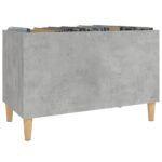 Armoire à disques gris béton 74,5x38x48 cm bois d'ingénierie – Image 2