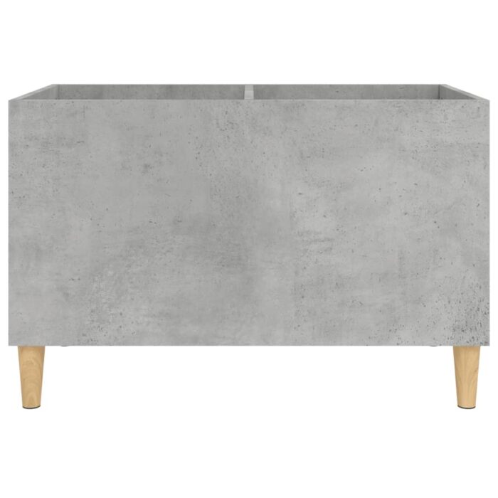 Armoire à disques gris béton 74,5x38x48 cm bois d'ingénierie – Image 3