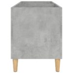 Armoire à disques gris béton 74,5x38x48 cm bois d'ingénierie – Image 4