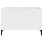 Armoire à disques blanc 74,5x38x48 cm bois d'ingénierie – Image 3