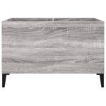 Armoire à disques sonoma gris 74,5x38x48 cm bois d'ingénierie – Image 3