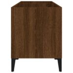 Armoire à disques chêne marron 74,5x38x48 cm bois d'ingénierie – Image 4