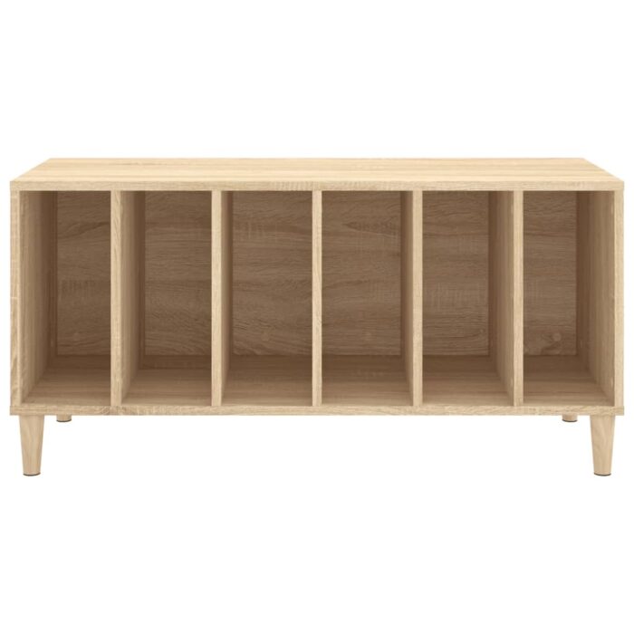 Armoire à disques chêne sonoma 100x38x48 cm bois d'ingénierie – Image 3