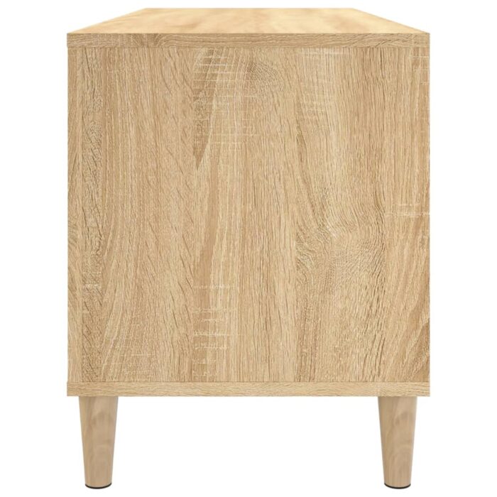 Armoire à disques chêne sonoma 100x38x48 cm bois d'ingénierie – Image 4