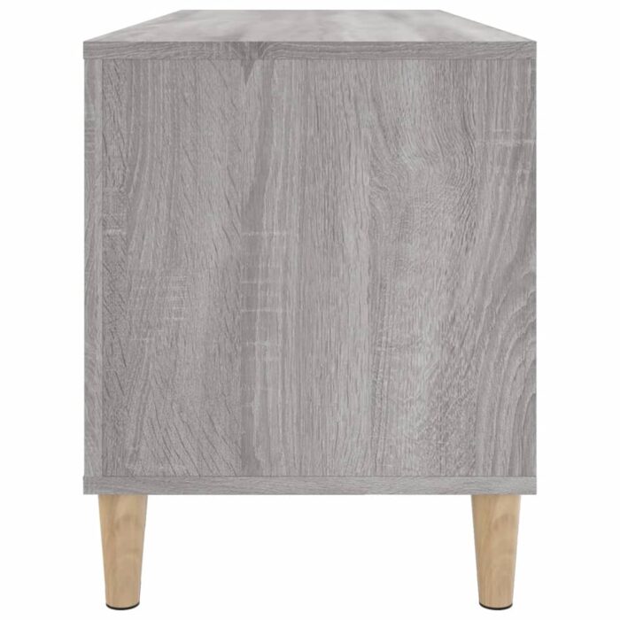 Armoire à disques sonoma gris 100x38x48 cm bois d'ingénierie – Image 4