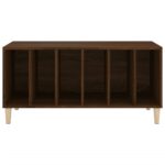 Armoire à disques chêne marron 100x38x48 cm bois d'ingénierie – Image 3