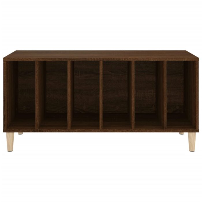 Armoire à disques chêne marron 100x38x48 cm bois d'ingénierie – Image 3