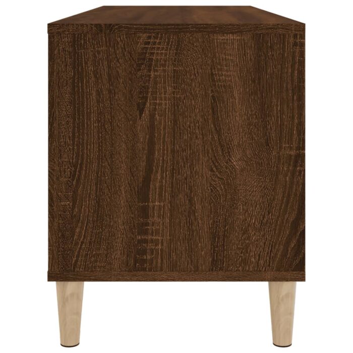 Armoire à disques chêne marron 100x38x48 cm bois d'ingénierie – Image 4