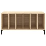 Armoire à disques chêne sonoma 100x38x48 cm bois d'ingénierie – Image 3