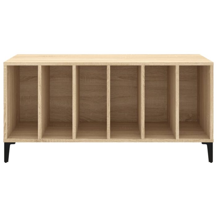 Armoire à disques chêne sonoma 100x38x48 cm bois d'ingénierie – Image 3