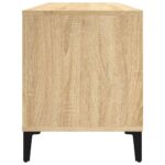 Armoire à disques chêne sonoma 100x38x48 cm bois d'ingénierie – Image 4