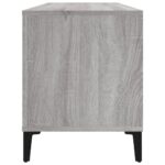Armoire à disques sonoma gris 100x38x48 cm bois d'ingénierie – Image 4