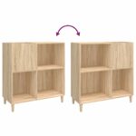 Armoire à disques chêne sonoma 84,5x38x89 cm bois d'ingénierie – Image 5