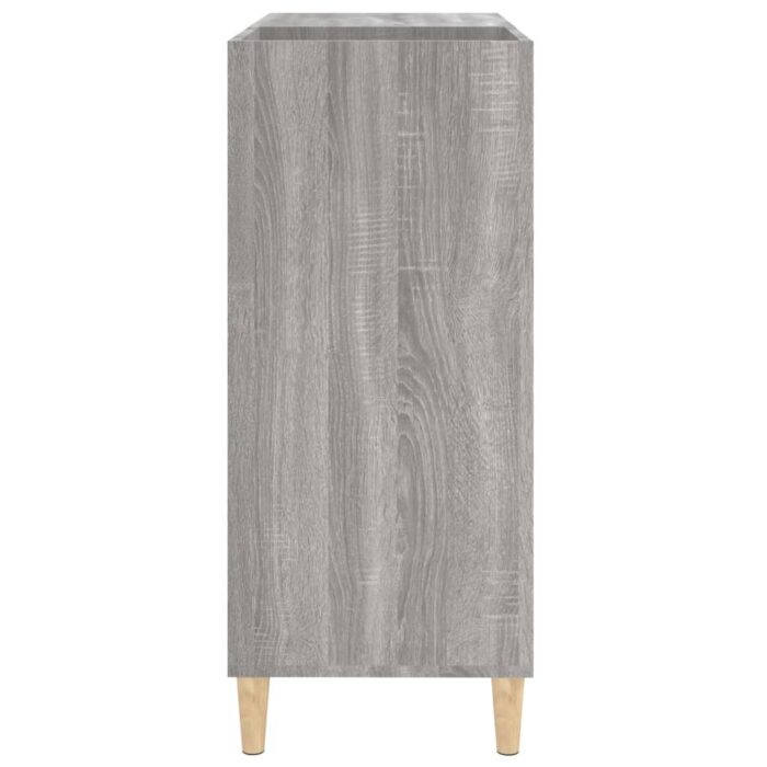 Armoire à disques sonoma gris 84,5x38x89 cm bois d'ingénierie – Image 4