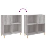 Armoire à disques sonoma gris 84,5x38x89 cm bois d'ingénierie – Image 5
