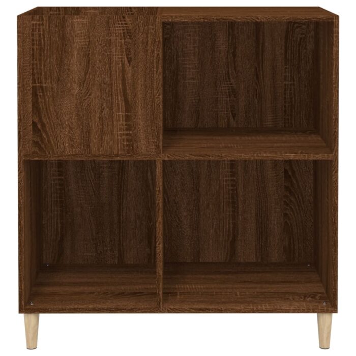 Armoire à disques chêne marron 84,5x38x89 cm bois d'ingénierie – Image 3