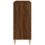 Armoire à disques chêne marron 84,5x38x89 cm bois d'ingénierie – Image 4