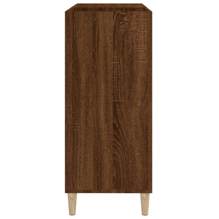 Armoire à disques chêne marron 84,5x38x89 cm bois d'ingénierie – Image 4