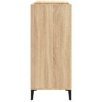 Armoire à disques chêne sonoma 84,5x38x89 cm bois d'ingénierie – Image 4