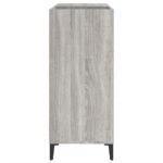 Armoire à disques sonoma gris 84,5x38x89 cm bois d'ingénierie – Image 4