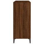 Armoire à disques chêne marron 84,5x38x89 cm bois d'ingénierie – Image 4