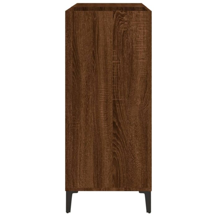 Armoire à disques chêne marron 84,5x38x89 cm bois d'ingénierie – Image 4