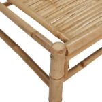 Table basse de jardin 100x55x33 cm bambou – Image 4