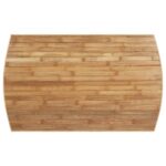 Table basse de jardin 90x55x37 cm bambou – Image 3